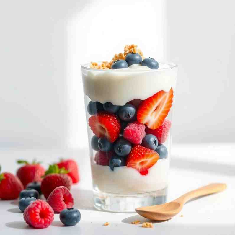 Greek Yogurt & Berries - High-Protein Parfait Recipe